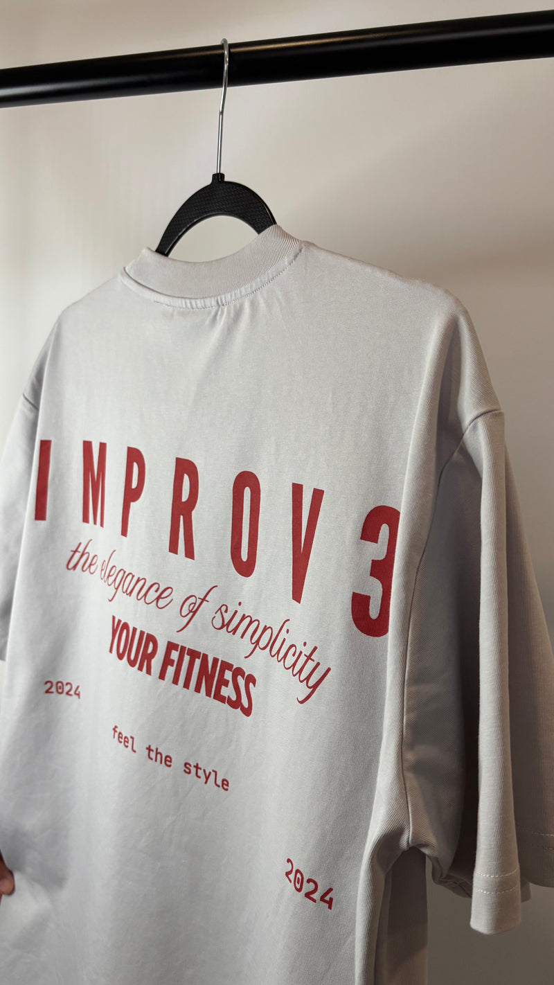 Camiseta Oversize Fit Gris