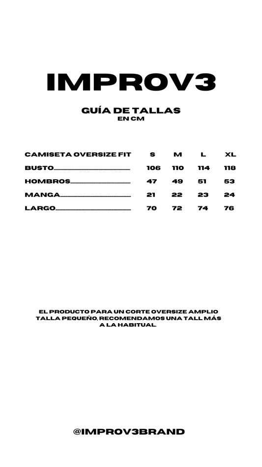 Camiseta Oversize Fit Beige