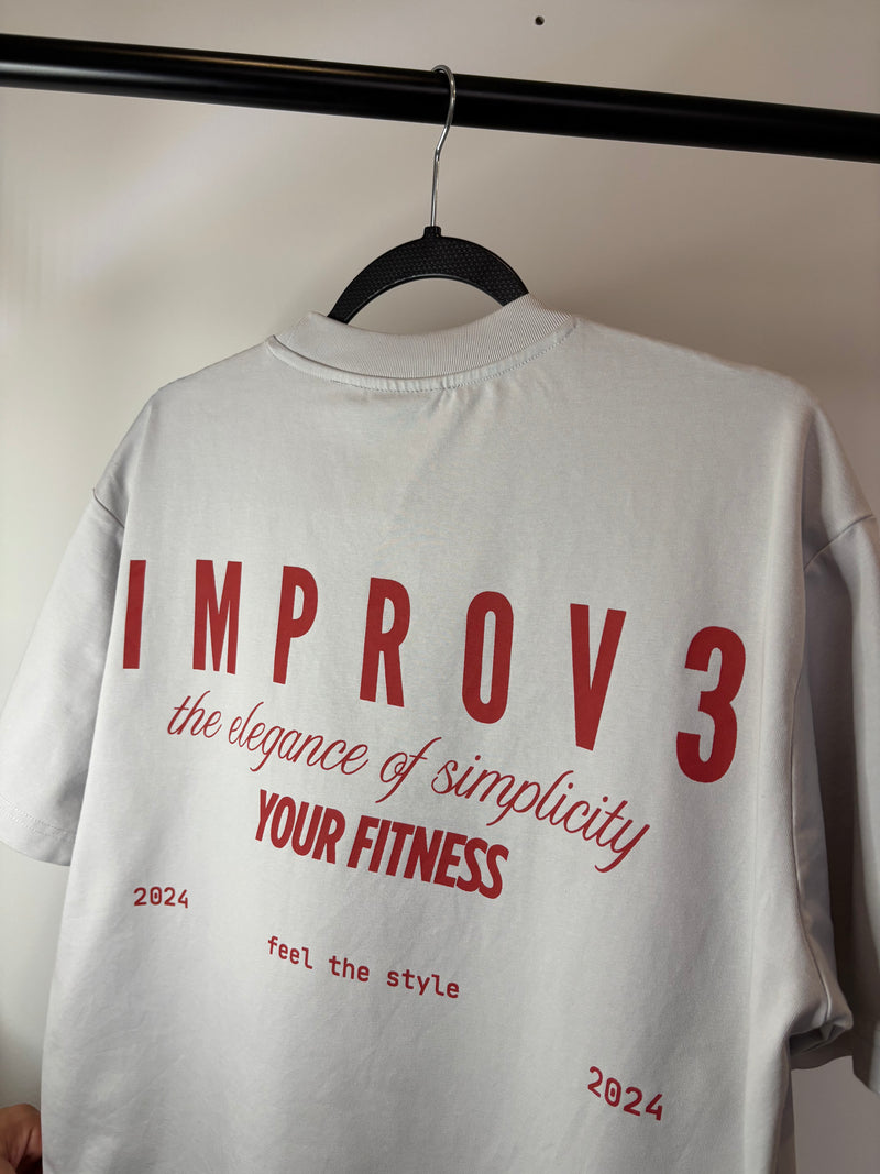 Camiseta Oversize Fit Gris